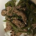 tetsucocco's cooksnap of when they made 牛肉とピーマンのオイスター炒め.