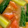 くりfam's cooksnap of when they made トマトときゅうりの梅わさびドレッシング.