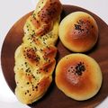 クックC7XO7J☆'s cooksnap of when they made ✿さつま芋クリームで三つ編みパン✿.