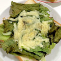 クック甘党。's cooksnap of when they made 簡単♡焼きレタスチーズ黒胡椒トースト.