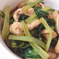 6002JYJ's cooksnap of when they made 小松菜と油揚げの煮浸し.