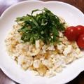 よよっち♪'s cooksnap of when they made 豆腐とザーサイの簡単混ぜごはん.