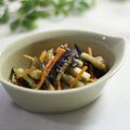 まろんかふぇ's cooksnap of when they made レンチンするだけ！なすの胡麻和え.