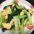 なつきよう's cooksnap of when they made ふんわり玉子と小松菜の中華炒め.