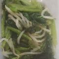 クックUL8OCM☆'s cooksnap of when they made 10分で簡単、もやしと小松菜のナムル.