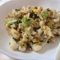 藍川咲's cooksnap of when they made セロリ大量消費！イカとセロリの炒飯☆.