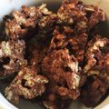 ちみら's cooksnap of when they made 簡単 マシュマロ フルグラ チョコバー.