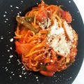 minami飯's cooksnap of when they made 焦がしケチャップが香る昭和風ナポリタン.