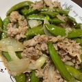 RMN6's cooksnap of when they made 牛肉とスナップえんどうの炒め物.