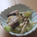 きらり流れ星's cooksnap of when they made 超簡単！│サバ缶とキャベツのレンチン.