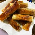 ktmsora's cooksnap of when they made ｺｽﾄｺのプルコギタレで簡単春巻き★.