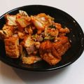 ぴよこまめ3's cooksnap of when they made ビールに◎ 低糖質 厚揚げのキムチ炒め.