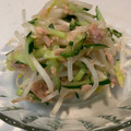 AOARA's cooksnap of when they made きゅうりともやしのツナ和え.