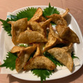ベーグリアン's cooksnap of when they made 餃子の皮で簡単に☆カレー風味のサモサ.
