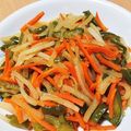 ナーちゃん's cooksnap of when they made 大根とピーマンの副菜.
