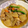 シャネリン's cooksnap of when they made 手羽元と根菜の煮物.