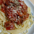 すー★ฅ•ω•ฅ's cooksnap of when they made 簡単ミートソースの作り方♪トマト缶パスタ.