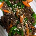 ウーたんポンちゃん's cooksnap of when they made 牛肉ピーマンこってりソース炒め♡.