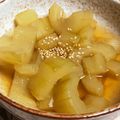 YuzReimama's cooksnap of when they made 加賀太きゅうりのあっさり煮.