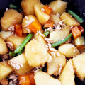 ゆゆ02's cooksnap of when they made 【懐かし給食レシピ】しゃがいものそぼろ煮.
