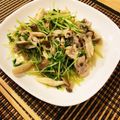ｙｏｕ５'s cooksnap of when they made 豚肉と豆苗の梅ポン炒め.
