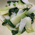クックP64DKP☆'s cooksnap of when they made 青菜のササッと中華風炒め.