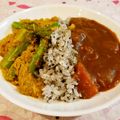 Richland☆Y's cooksnap of when they made 華麗（カレー）に黒すり胡麻ライス.