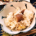 Harilet's cooksnap of when they made 炊飯器でおこわ（栗おこわ・栗御飯）.