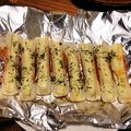 murasakii's cooksnap of when they made お弁当に！「竹輪のチーズ焼き」.