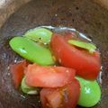クックkotoママ's cooksnap of when they made トマトとそら豆のマリネサラダ.