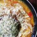 おはな✻'s cooksnap of when they made 笑っちゃう？巨大豆腐ハンバーグトマト鍋！.