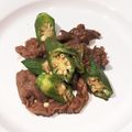 Kikuk0_66c's cooksnap of when they made 疲労回復おかず☆牛肉とオクラのピリ辛炒め.
