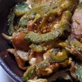 shoebills's cooksnap of when they made 苦くない☆ゴーヤとウインナーのケチャ炒め.