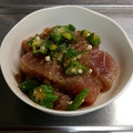 あやゴン☆'s cooksnap of when they made 簡単！マグロとオクラの胡麻あえ.