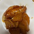 ひろりんご甘煮好き's cooksnap of when they made 手羽先と大根の煮もの♪.