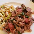 Mizzelle's cooksnap of when they made バターでガッツリ牛肉とほうれん草の炒め物.