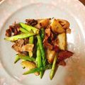MaronDINKS's cooksnap of when they made とまらない☆長芋とアスパラのにんにく炒め.