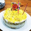 島猫。's cooksnap of when they made ヨーグルトとキウイでレアチーズケーキ風♪.
