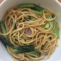 Rayryu123's cooksnap of when they made 生姜香る小松菜とベーコンの和風パスタ☆.