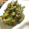 seacomet's cooksnap of when they made ゴーヤの生姜肉味噌炒め。.