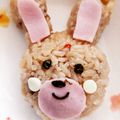 ゆゆ02's cooksnap of when they made バレンタインに♡うさぎちゃん＊キャラ弁.