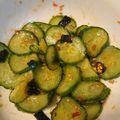 クック1P12JS☆'s cooksnap of when they made アメリカ　きゅうりと梅干韓国海苔のつまみ.
