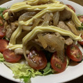 3monsters's cooksnap of when they made さっぱり♬豚肉と水菜のしょうがポン酢炒め.