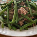 ろぉずまりぃ's cooksnap of when they made 豚挽肉といんげんと春雨の炒め物.