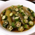 ruris7's cooksnap of when they made なすとオクラのひんやり煮物.