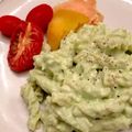 1035's cooksnap of when they made 生クリーム不要。枝豆クリームの冷製パスタ.