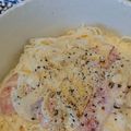 けいいけ's cooksnap of when they made 牛乳で★カルボナーラ素麺.