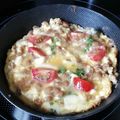 nana_tenjo's cooksnap of when they made トマトと納豆のオープンオムレツ.