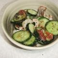 きらり流れ星's cooksnap of when they made サッパリ箸休め♡きゅうりと竹輪の梅肉和え.