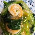 クックDUL9C7☆'s cooksnap of when they made 海老とチンゲンサイの中華炒め.